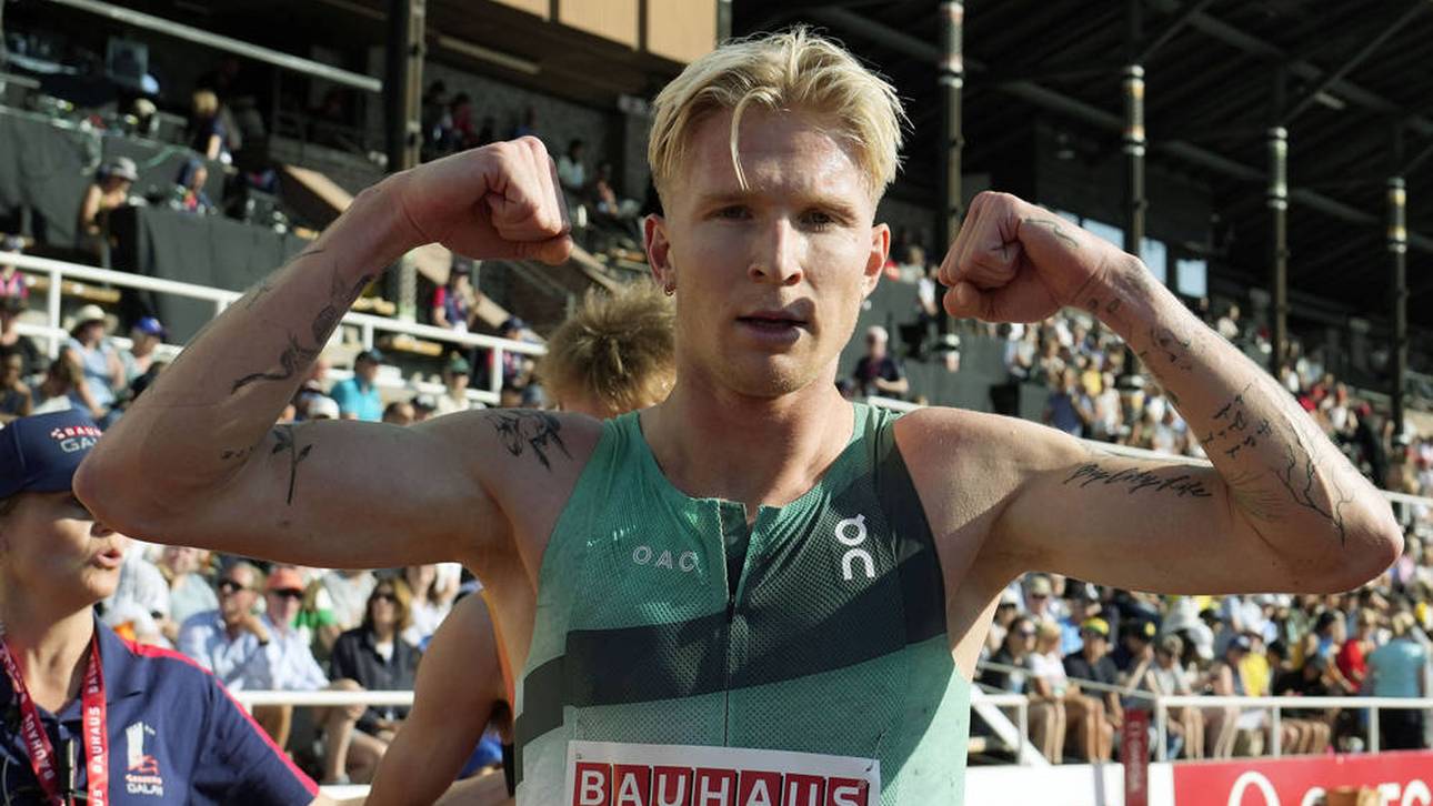 Robert Farken nach seinem Sieg in Stockholm