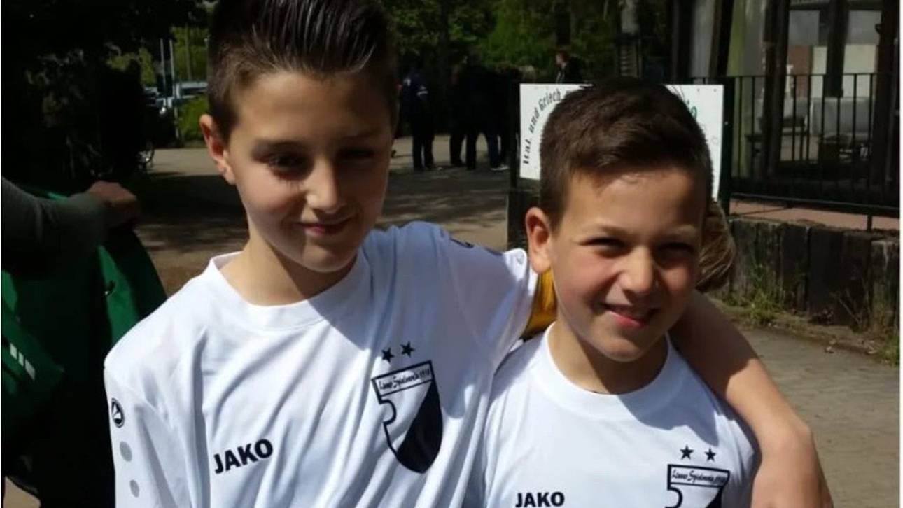 Die Brüder Malek (l.) und Said El Mala gingen beim Linner SV ihre ersten fußballerischen Schritte