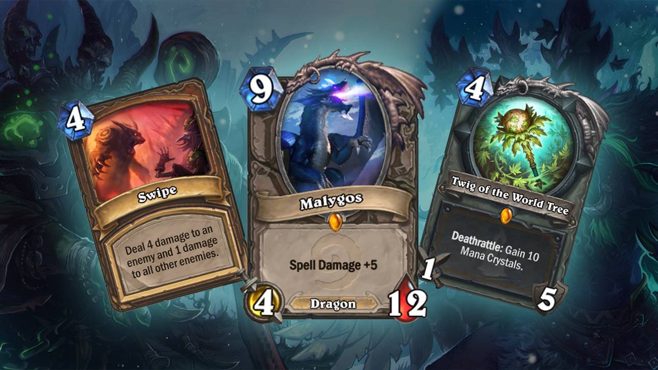 Diese Karten sind essenziell für den Erfolg des Decks: Swipe, Malygos und Twig