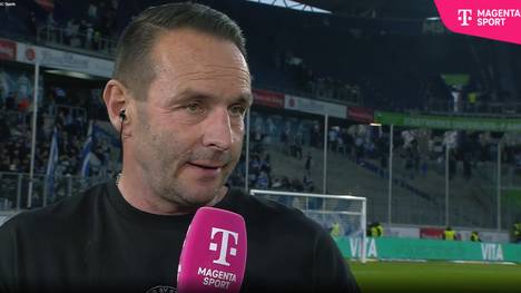 Der MSV Duisburg fährt durch einen Last-Minute-Sieg gegen den TSV 1860 München wichtige Punkte im Aufstiegsrennen ein. Trainer Dietmar Hirsch ist voll des Lobes für seine Mannschaft.
