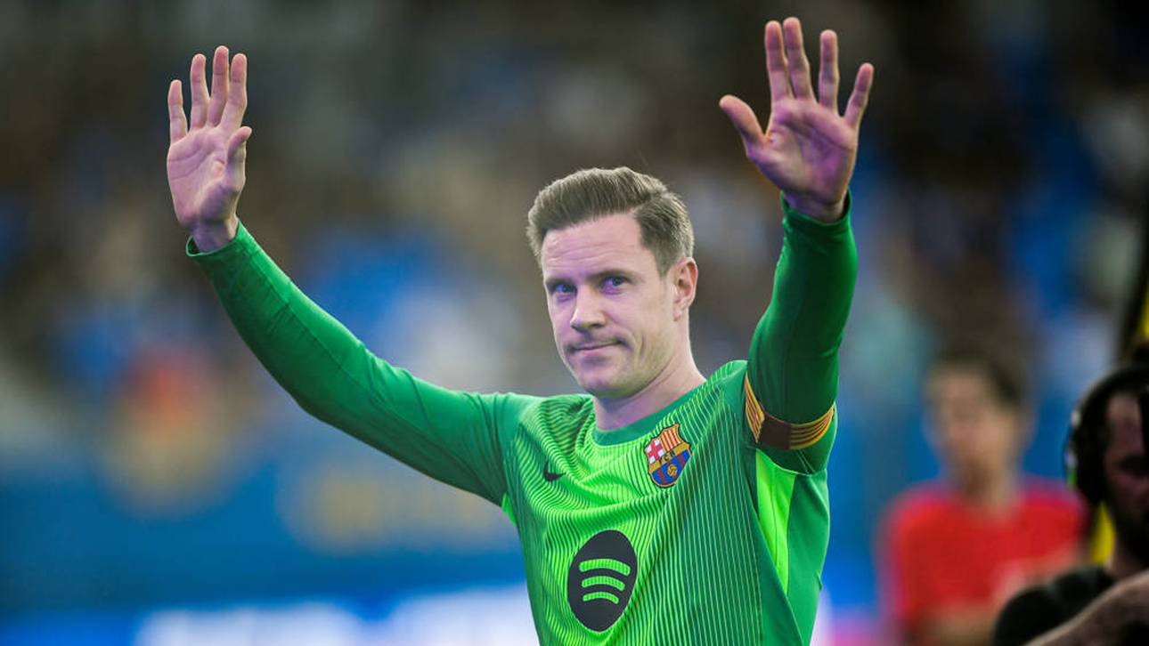 Ter Stegen mit großer Geste