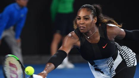 Serena Williams bestritt ihr erstes Spiel nach elf Monaten