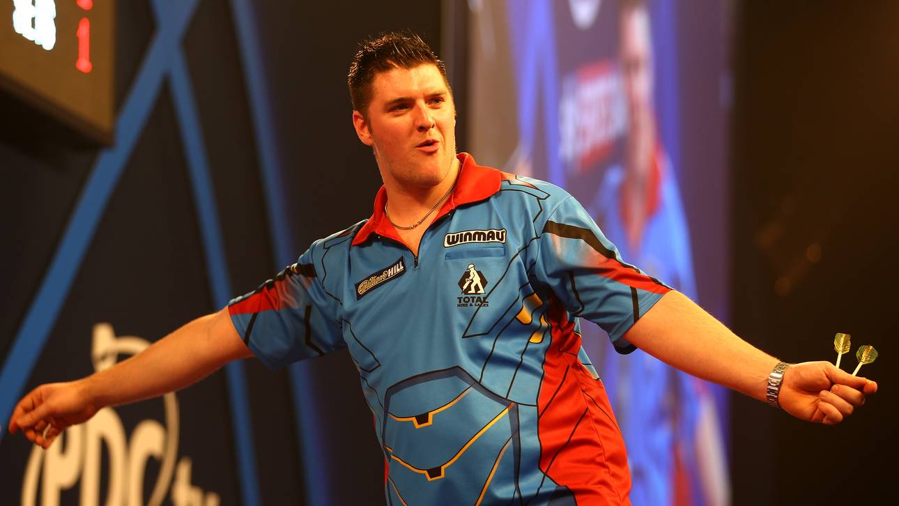 Daryl Gurney gewann 2017 sein erstes Major-Turnier