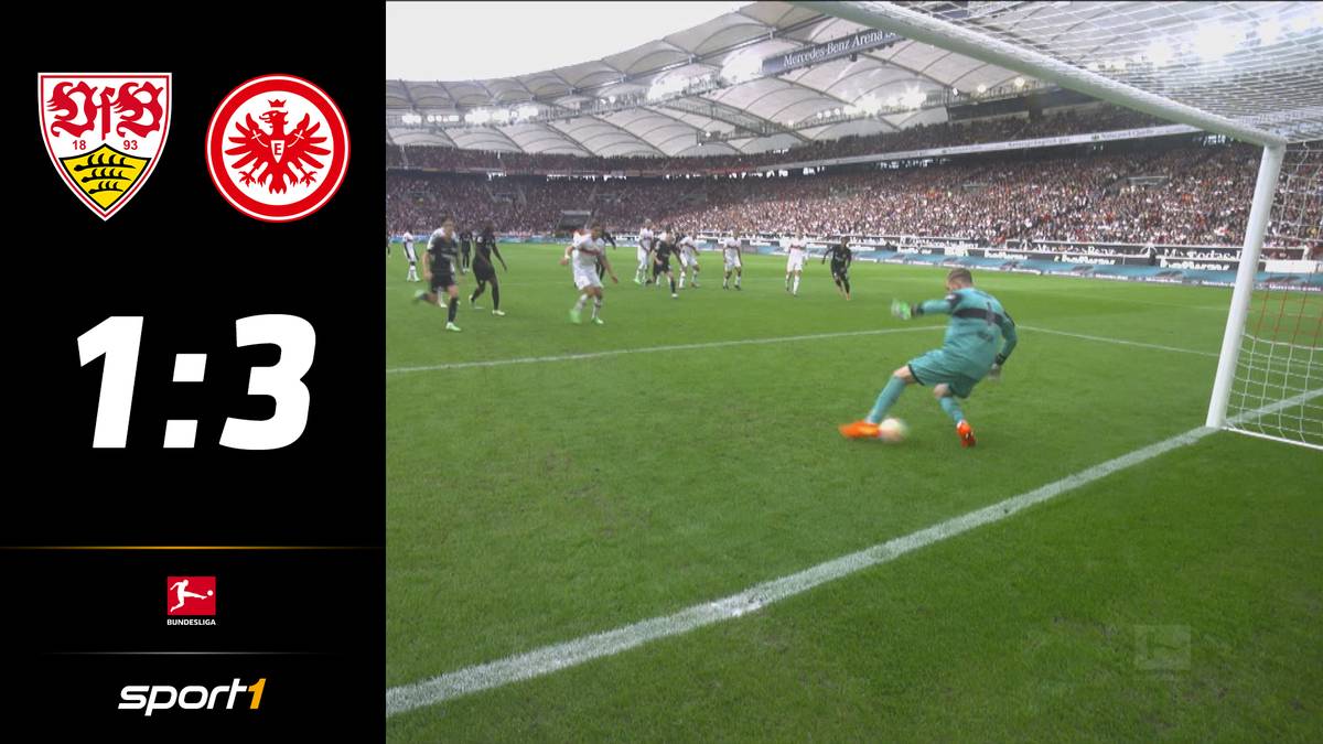 Der VfB Stuttgart bleibt auch gegen Eintracht Frankfurt sieglos und startet historisch schlecht in die Bundesliga-Saison.