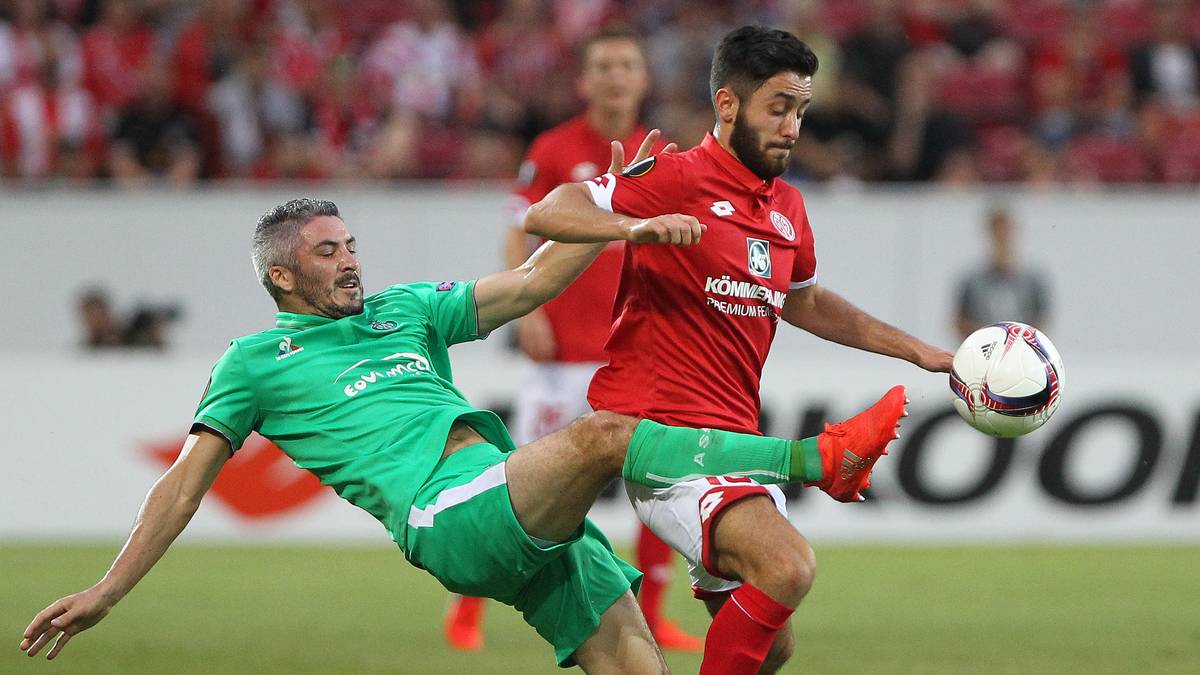 St.-Etienne begegnet Mainz derweil mit viel Härte