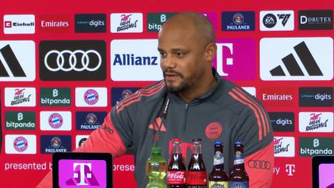 FCB-Trainer Vincent Kompany gibt ein Update zu einem möglichen Comeback von Jamal Musiala. 