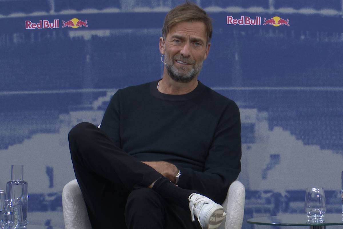 Jürgen Klopp erzählt auf der Pressekonferenz bei seiner Vorstellung als neuer "Global Head of Soccer" von Red Bull eine unterhaltsame Anekdote zu seinem ehemaligen Spieler Robert Lewandowski.