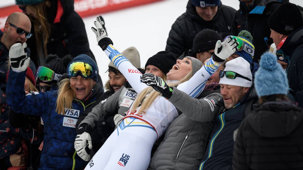 Wie Vonn ihr Karriereende feiert