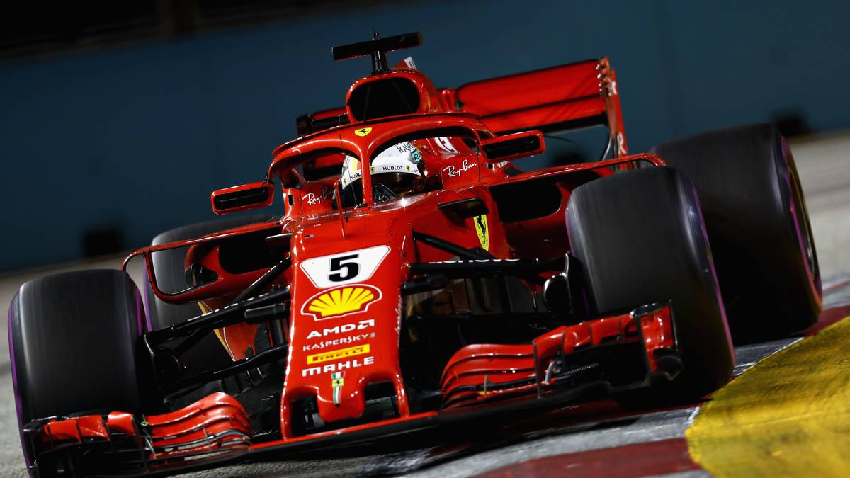 Sebastian Vettel ärgerte sich über den Fehler der Ferrari-Crew