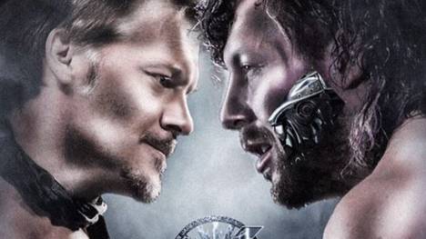 WWE-Topstar Chris Jericho (l.) tritt im Januar für NJPW gegen Kenny Omega an