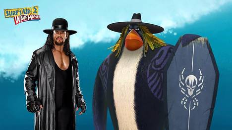 Der Undertaker synchronisiert in der Fortsetzung von "Könige der Wellen" einen Pinguin