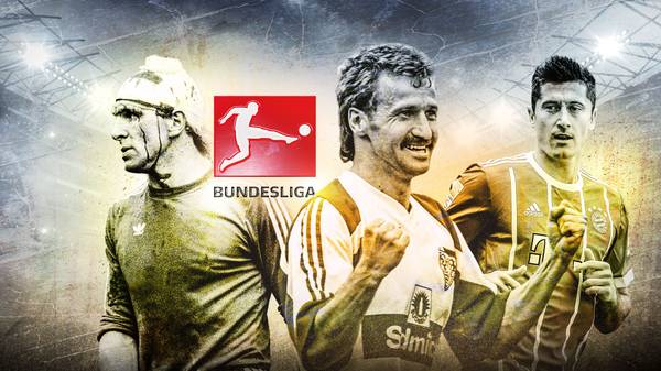 Die 25 erfolgreichsten Torjäger der Bundesliga-Geschichte