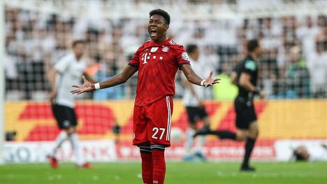 David Alaba verpasste mit dem FC Bayern im Pokalfinale gegen Frankfurt das Double