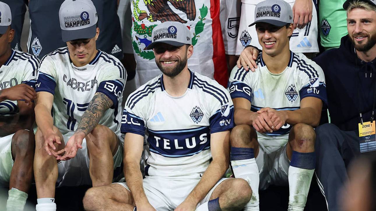 Thomas Müller (M.) steht mit den Vancouver Whitecaps im Finale der MLS