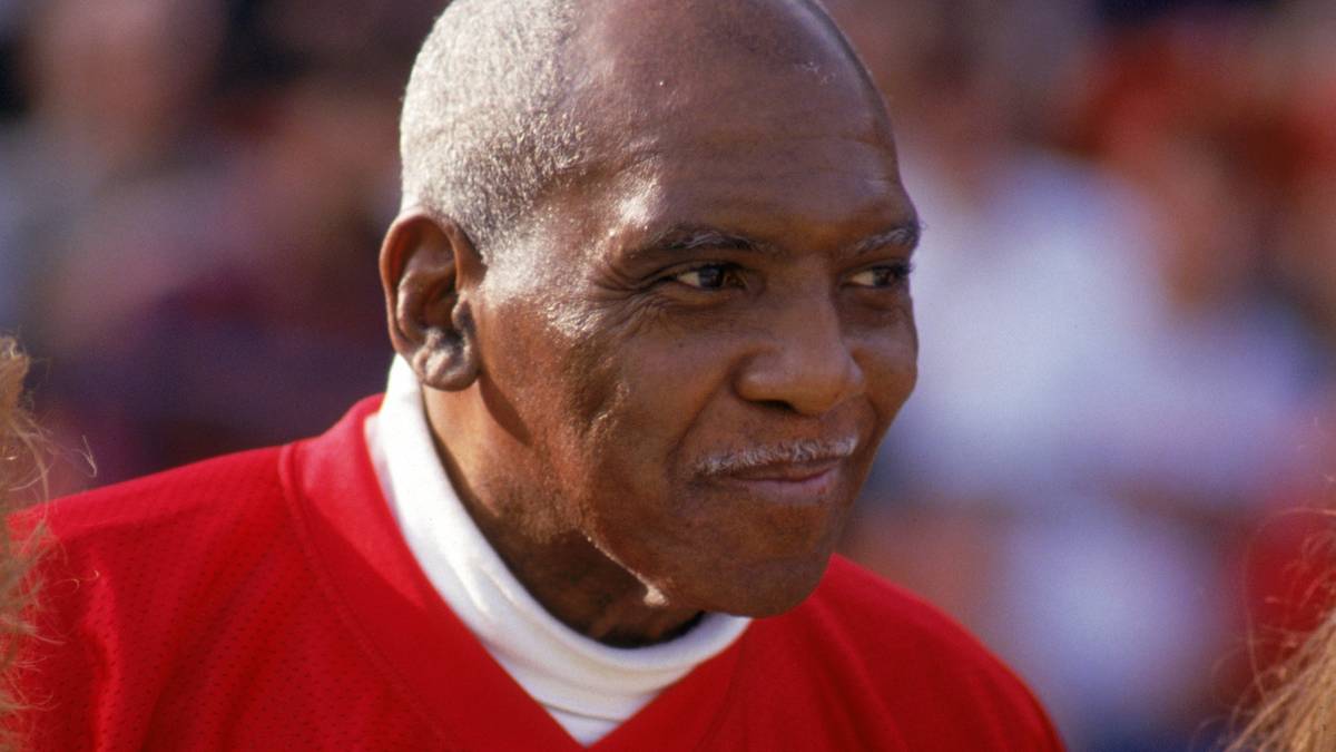 Das Quartett mit der Bezeichnung "Million Dollar Backfield" wurde durch Fullback John Henry Johnson (Bild) und Halfback Hugh McElhenny komplettiert