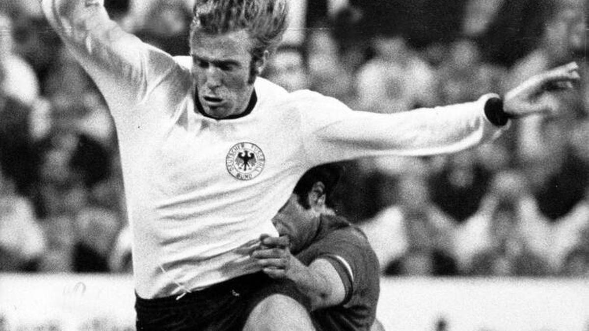 Günter Netzer war im EM-Finale 1972 kaum zu stoppen