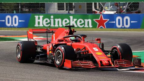 Sebastian Vettel startet von Platz 17