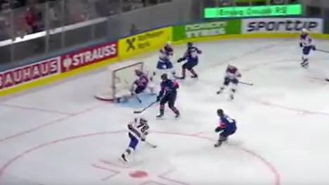 Bei der Eishockey-Weltmeisterschaft 2026 trifft die USA auf Großbritannien. Der Titelfavorit gewinnt am Ende souverän.