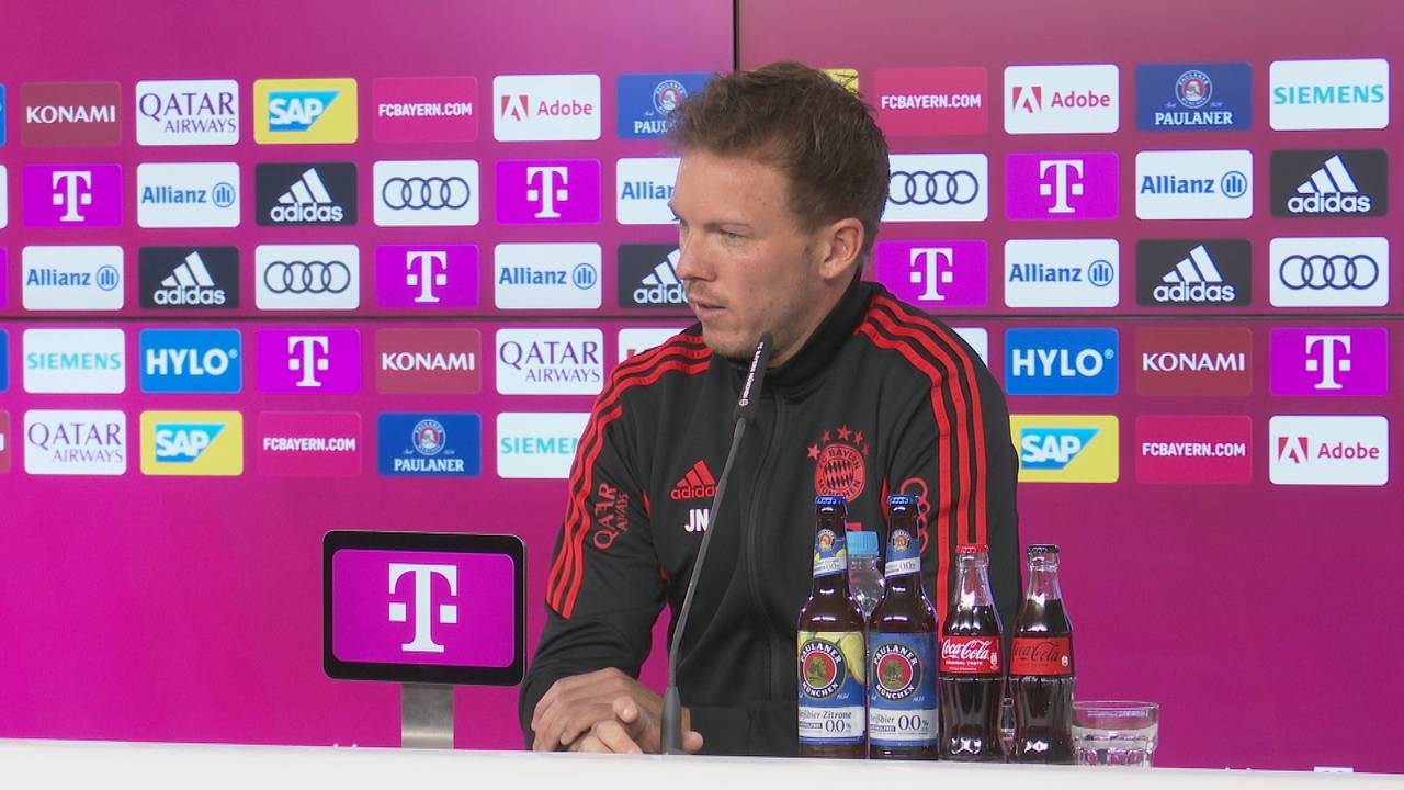 Bayern-Trainer Julian Nagelsmann mit lobenden Worten für Arijon Ibrahimovic