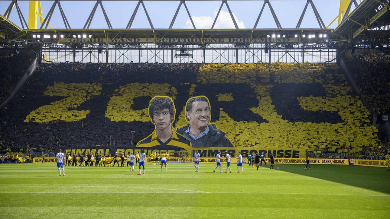 Mega-Choreo für BVB-Macher