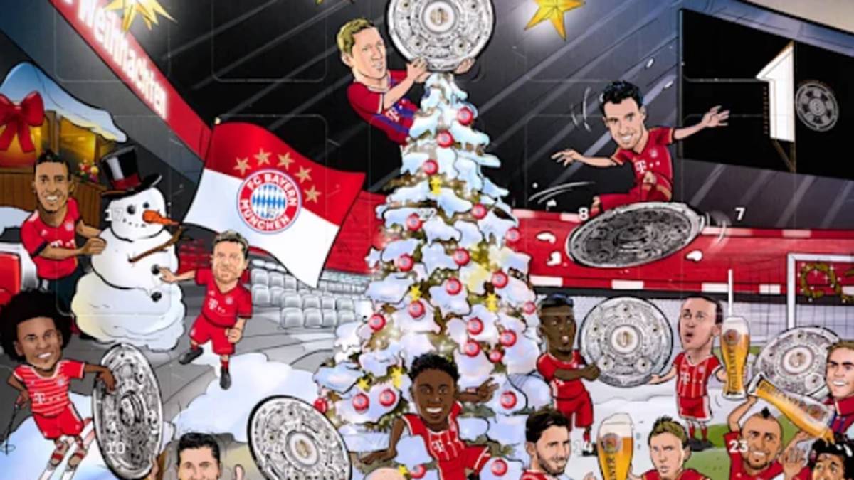 Der neue Adventskalender des FC Bayern München