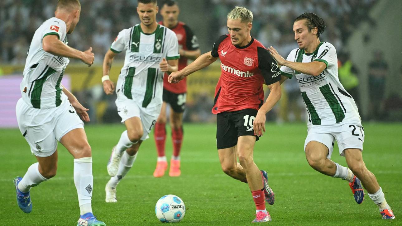 Matchwinner Wirtz: Leverkusen schlägt Gladbach in der Nachspielzeit