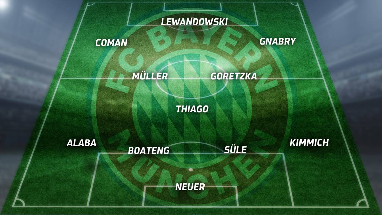Die mögliche Aufstellung des FC Bayern gegen Hertha BSC