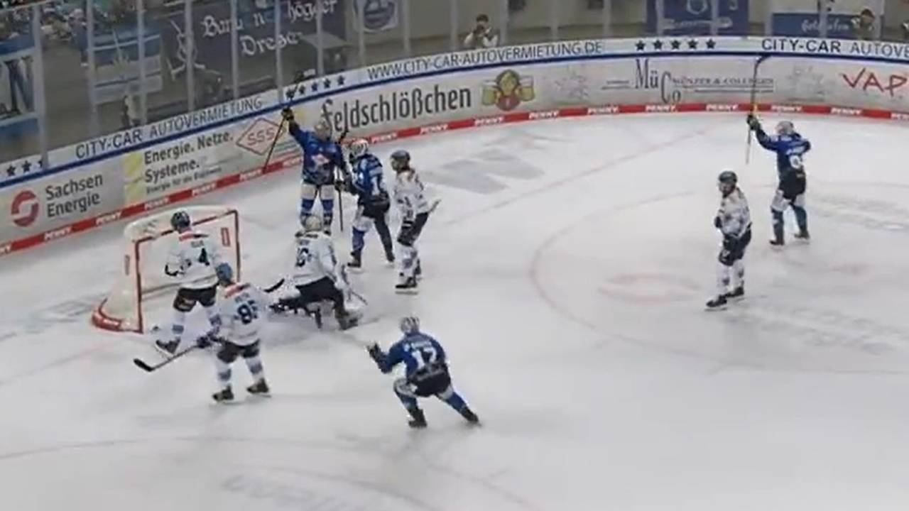 Dresdner Eislöwen - ERC Ingolstadt (Highlights)
