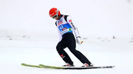 FIS Nordic World Ski Championships - Men's HS109 Beim Wettbewerb von der Normalschanze hatten Markus Eisenbichler und Co. nichts mit der Medaillenentscheidung zu tun