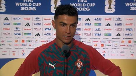 Mit dem 5:0 gegen Usbekistan verschaffen sich Cristiano Ronaldo und Portugal ordentlich Luft. Nach dem Spiel geht der Blick in Richtung eines möglichen Duells gegen Lionel Messi. Doch Ronaldo hält sich bedeckt.