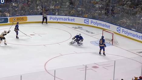 Das Team von Marco Sturm, die Boston Bruins, reagiert auf die Auftaktniederlage und gewinnt Spiel zwei der NHL-Playoff-Serie gegen die Buffalo Sabres mit 4:2.