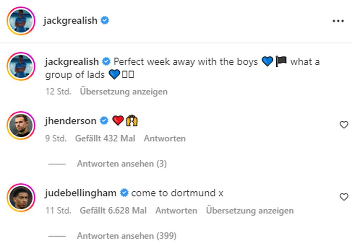 Bellingham wabi gwiazdę ManCity do BVB za pośrednictwem Instagrama