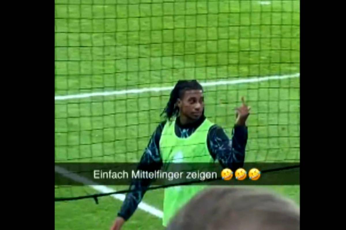 Die Bayern-Gala in Mainz rückt in den Hintergrund, denn vor dem Spiel zeigt Michael Olise eine kontroverse Geste in Richtung Heimkurve. War es eine obszöne Handbewegung?