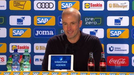 Nach der 4:1-Gala gegen den FC Bayern zeigt sich Sebastian Hoeneß hochzufrieden mit seiner Mannschaft. Dennoch mahnt der TSG-Coach dazu, die Ruhe zu bewahren.