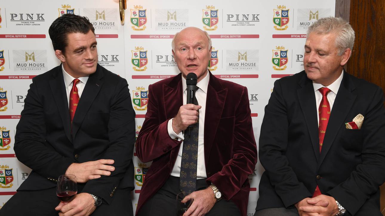 John Spencer (M.) ist Vizepräsident bei Englands Rugby-Verband