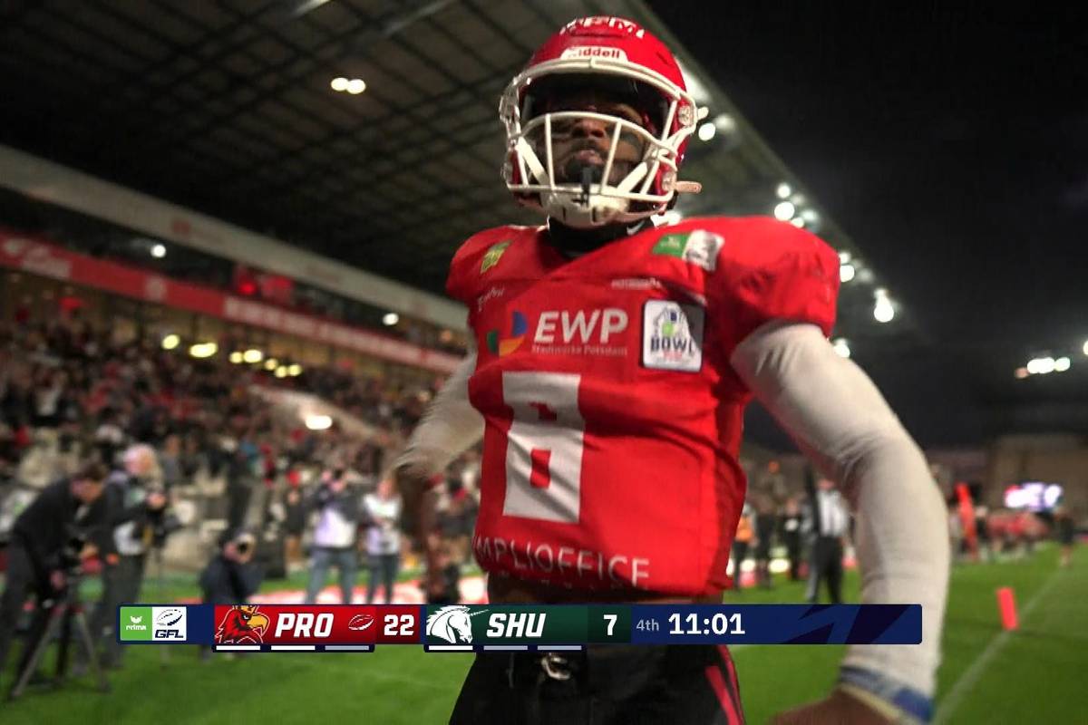 Die Potsdam Royals gewinnen erstmals die deutsche Meisterschaft - und setzen im GFL Bowl gegen die Schwäbisch Hall Unicorns einige Highlights.