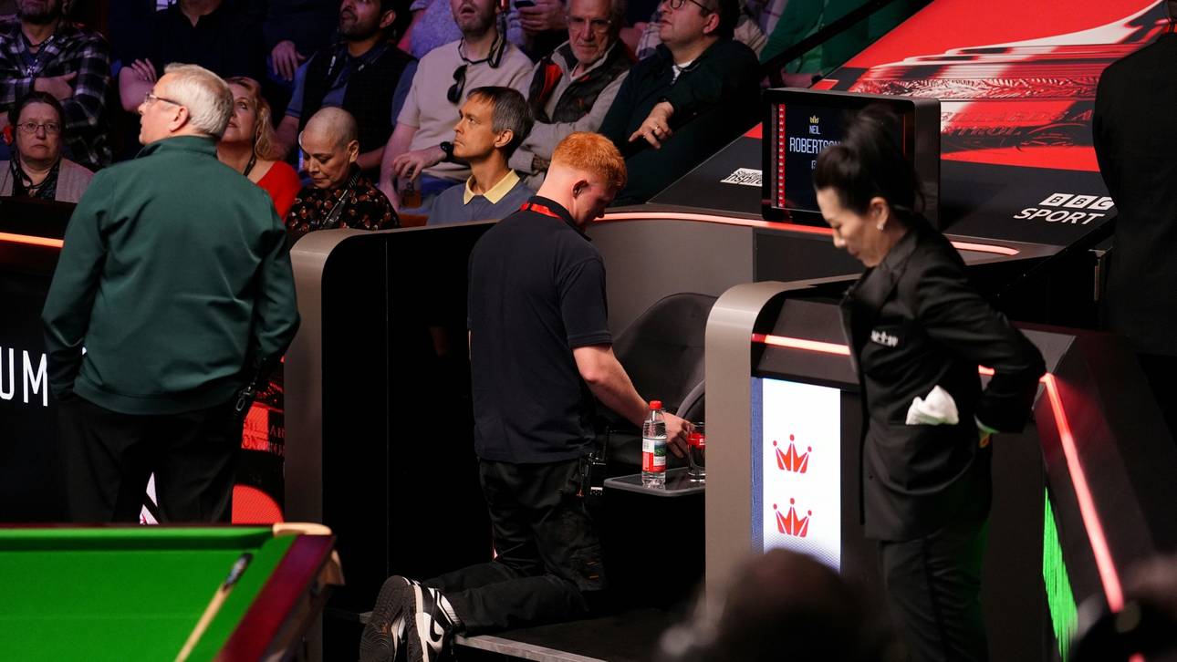 Kuriose Unterbrechungen bei Snooker-WM