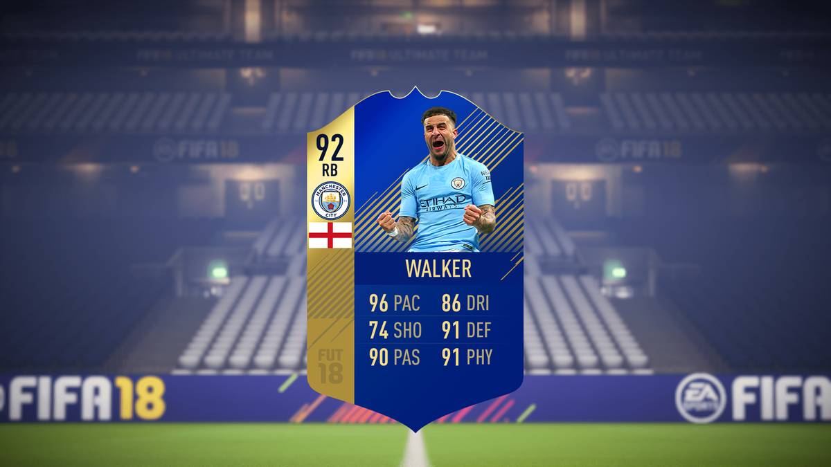 Kyle Walker 92 - Manchester City