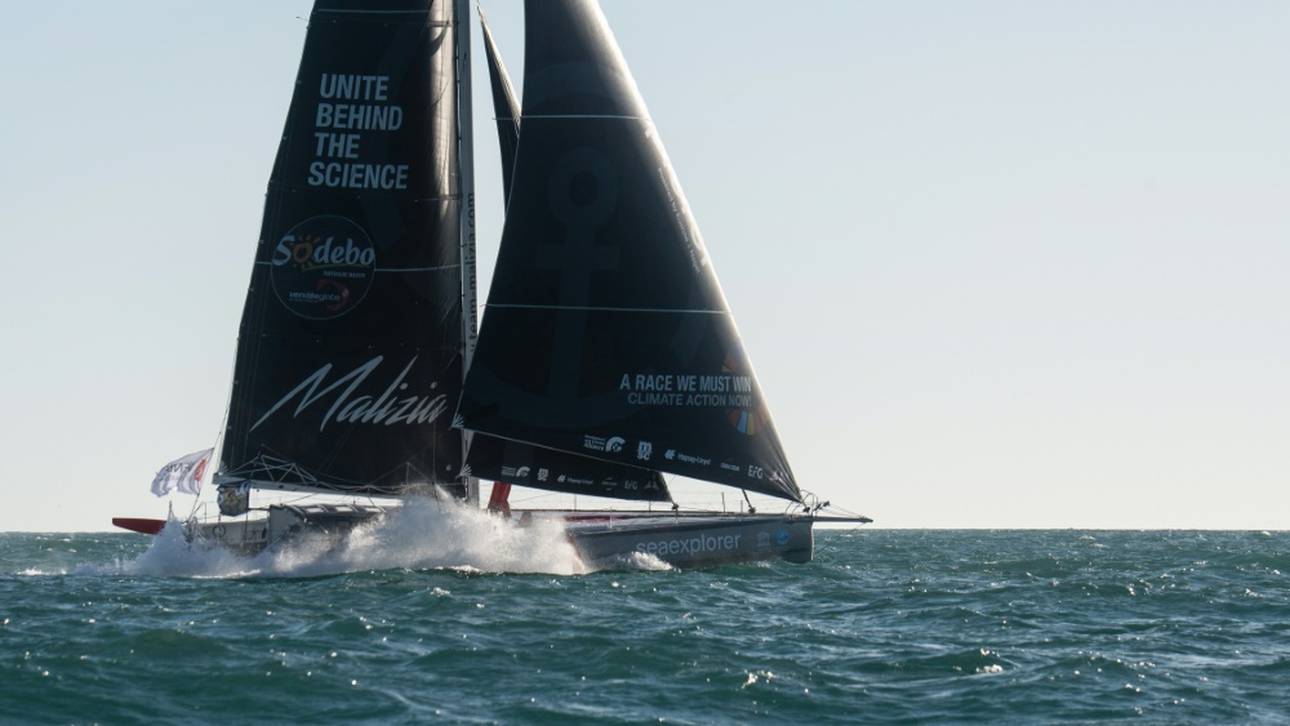 Segler Herrmann passiert Kap Hoorn