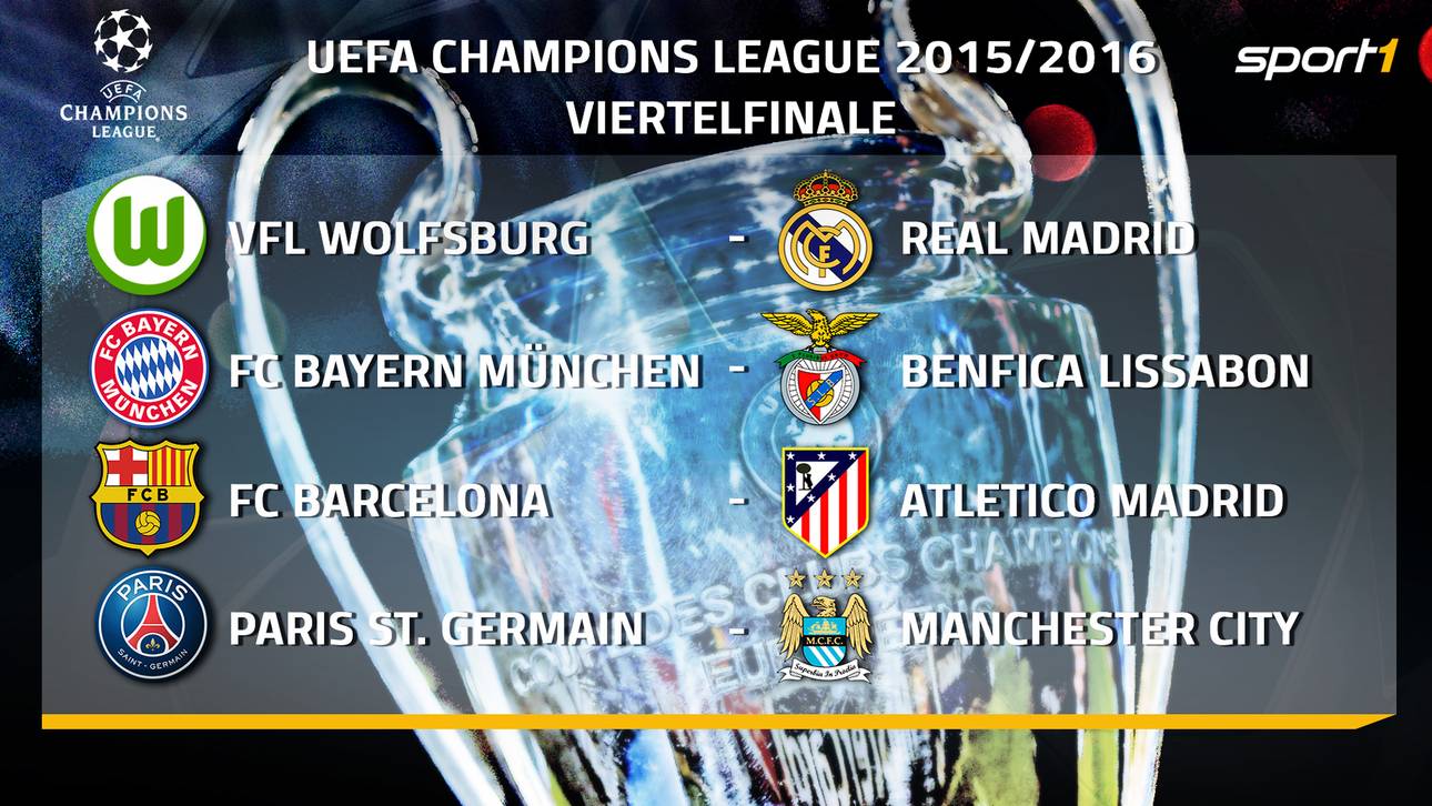 Das sind die Partien des Viertelfinales im Überblick