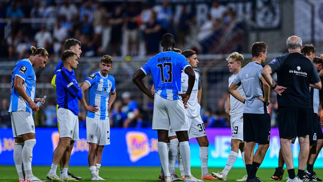 Herber Rückschlag für 1860 München