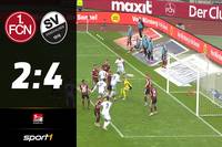 Der 1. FC Nürnberg muss einen herben Dämpfer im Kampf um den Aufstieg hinnehmen. Sandhausen dagegen darf vom Klassenerhalt träumen.