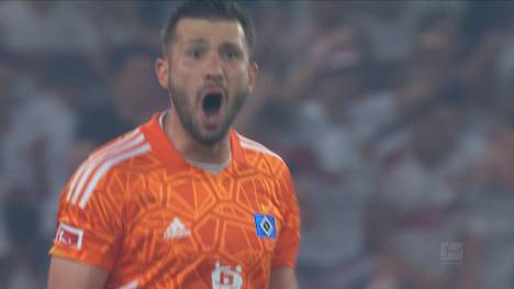 Daniel Heuer Fernandes war in Stuttgart beim Relegationshinspiel des Hamburger SV der einzige Lichtblick.