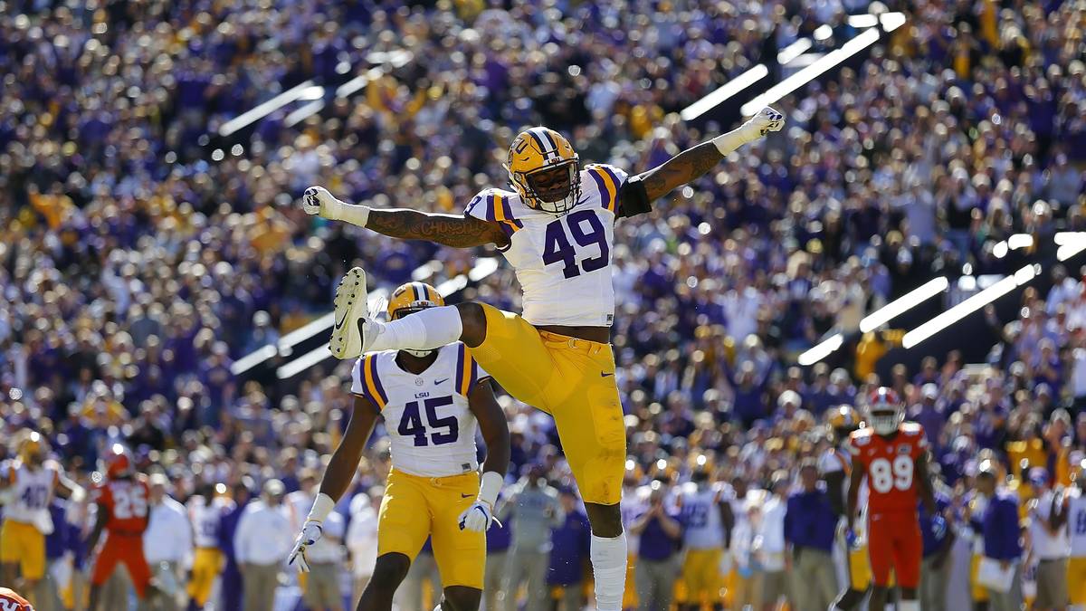 ARDEN KEY (Defensive End/Linebacker, LSU): Der 21-Jährige zählt zu den besten Defensiv-Talenten Amerikas