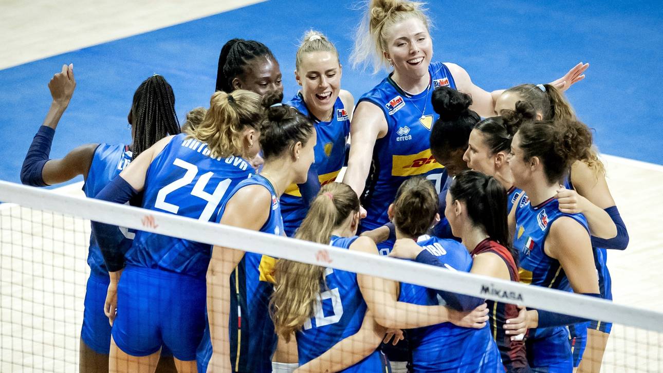 Italien verteidigt Volleyball-Titel