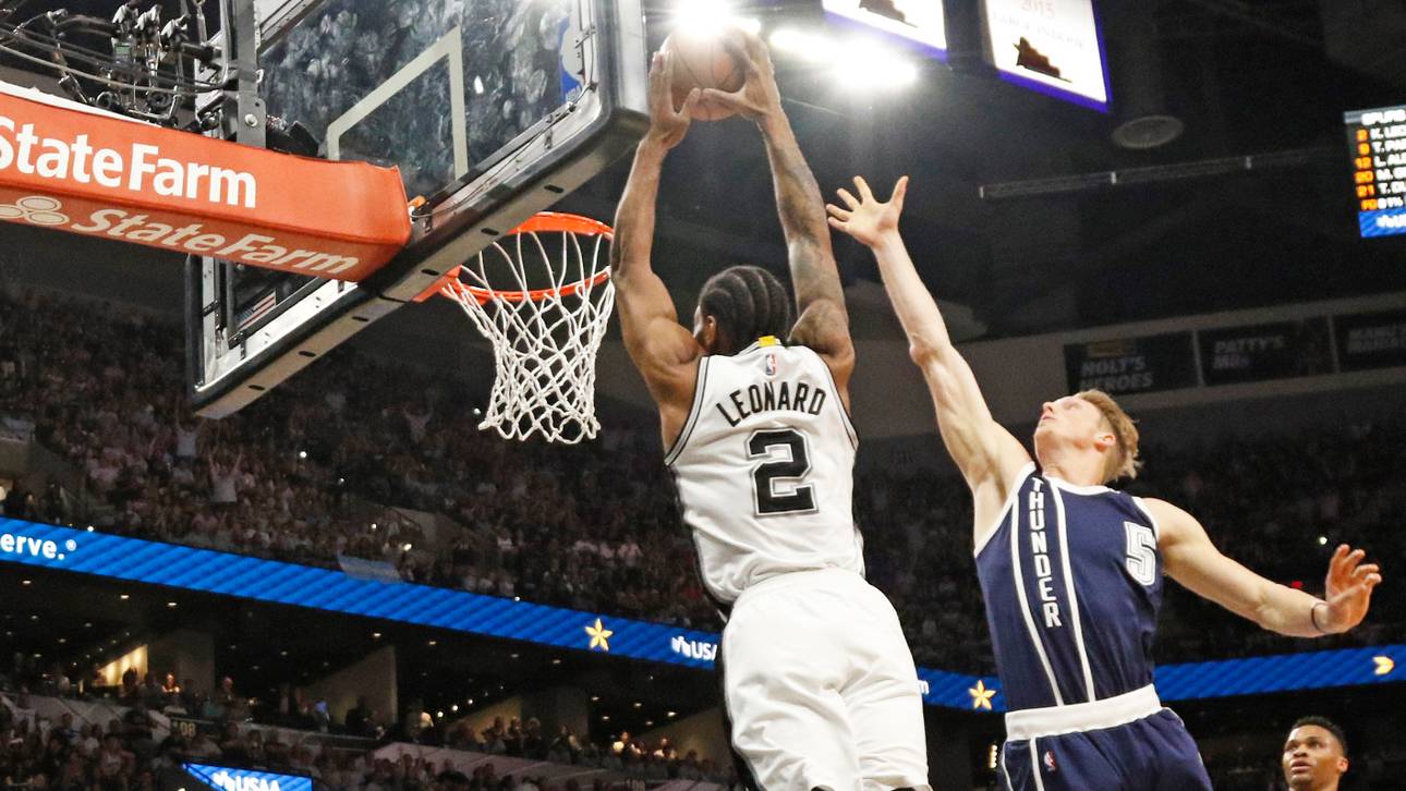 Spurs fegen über Thunder hinweg