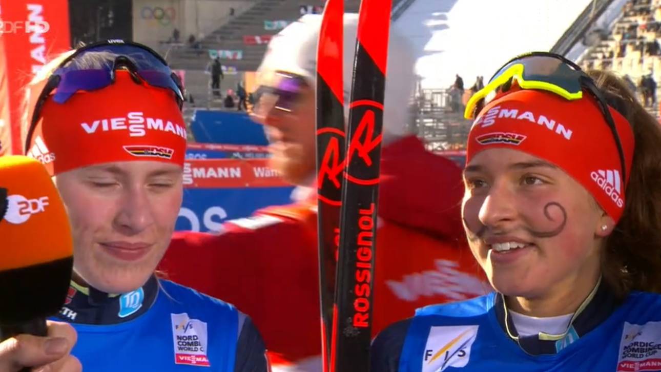 Top-Athletinnen mit Bart-Protest