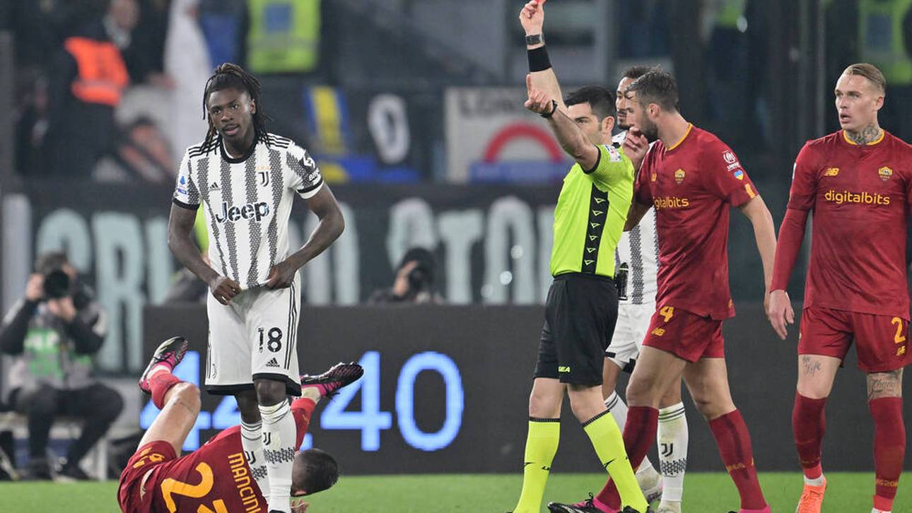 Rüpel-Rot überschattet Juve-Pleite