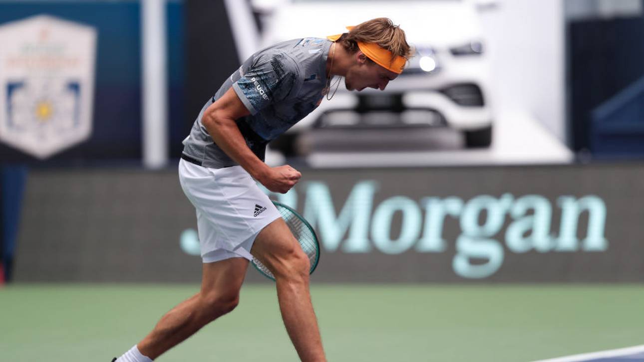 Zverev nach hartem Kampf weiter