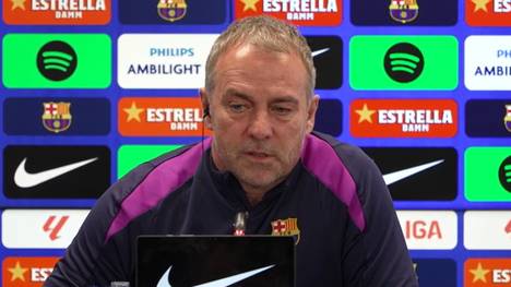 Mit dem Duell gegen Atletico Madrid in LaLiga und in der Champions League geht der Spielbetrieb für Barcelona weiter. Trainer Hansi Flick stimmt seine Mannschaft auf die entscheidende Phase der Saison ein.